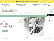 Tablet Screenshot of naturebaby.dk